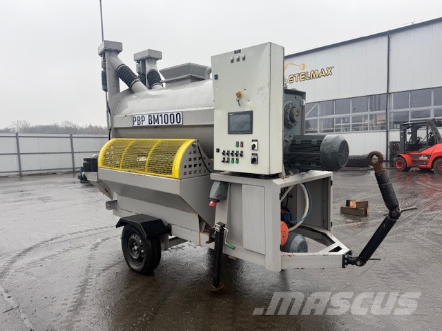 PBP HORIZONTAL CONCRETE MIXER WITH SCREW PUMP Betongpumpe biler