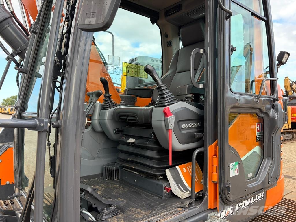 Doosan DX140LCR-7 Rupsgraafmachines