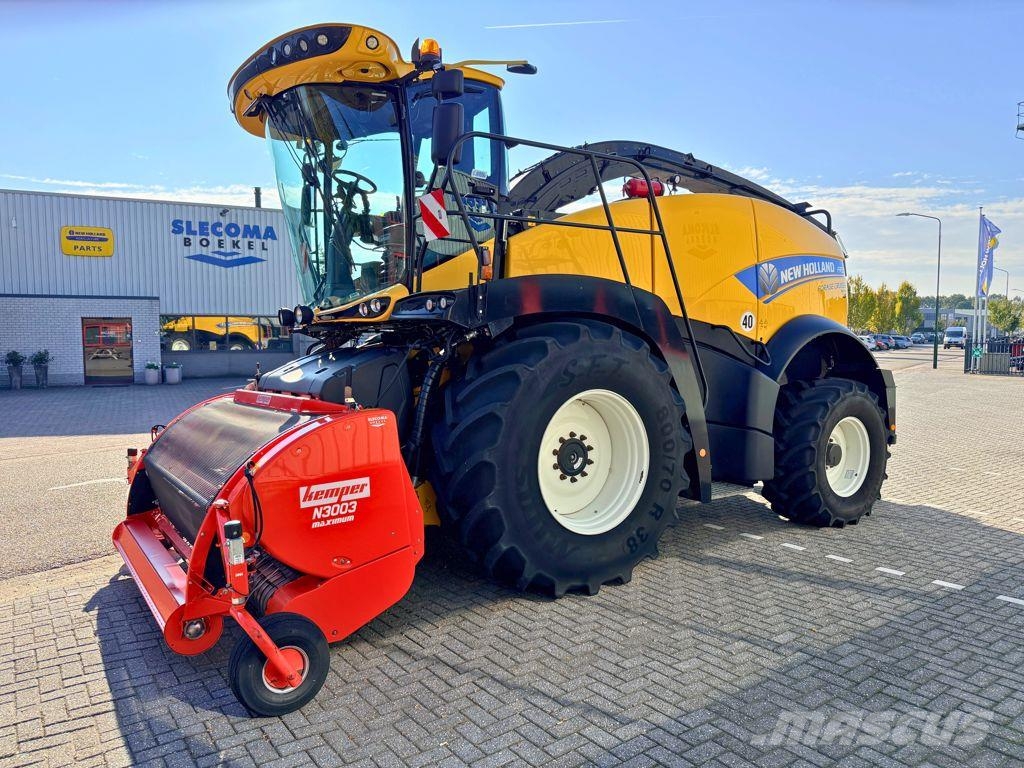 New Holland FR550 Forage Cruiser + Kemper N3003 自走式飼料採集機