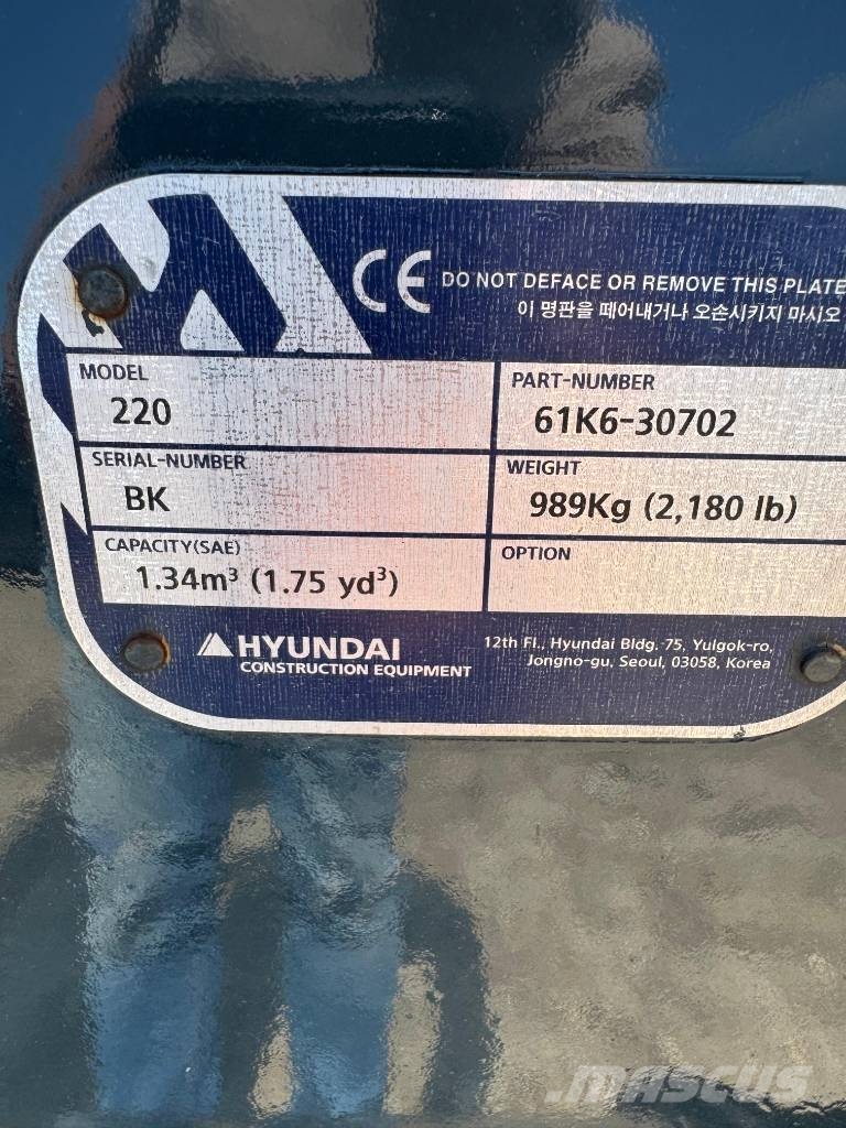 Hyundai HX 210 AL Gravemaskiner på larvebånd