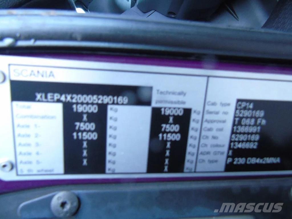 Scania P230 LOW KLM + CARRIER + LOADLIFT + Φορτηγά Ψυγεία