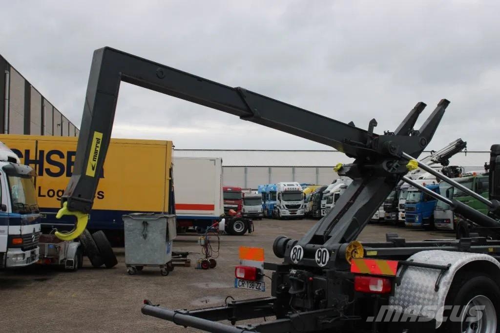 DAF CF 85.410 + HOOK ARM SYSTEM + EURO 5 Rol kiper kamioni sa kukom za podizanje tereta
