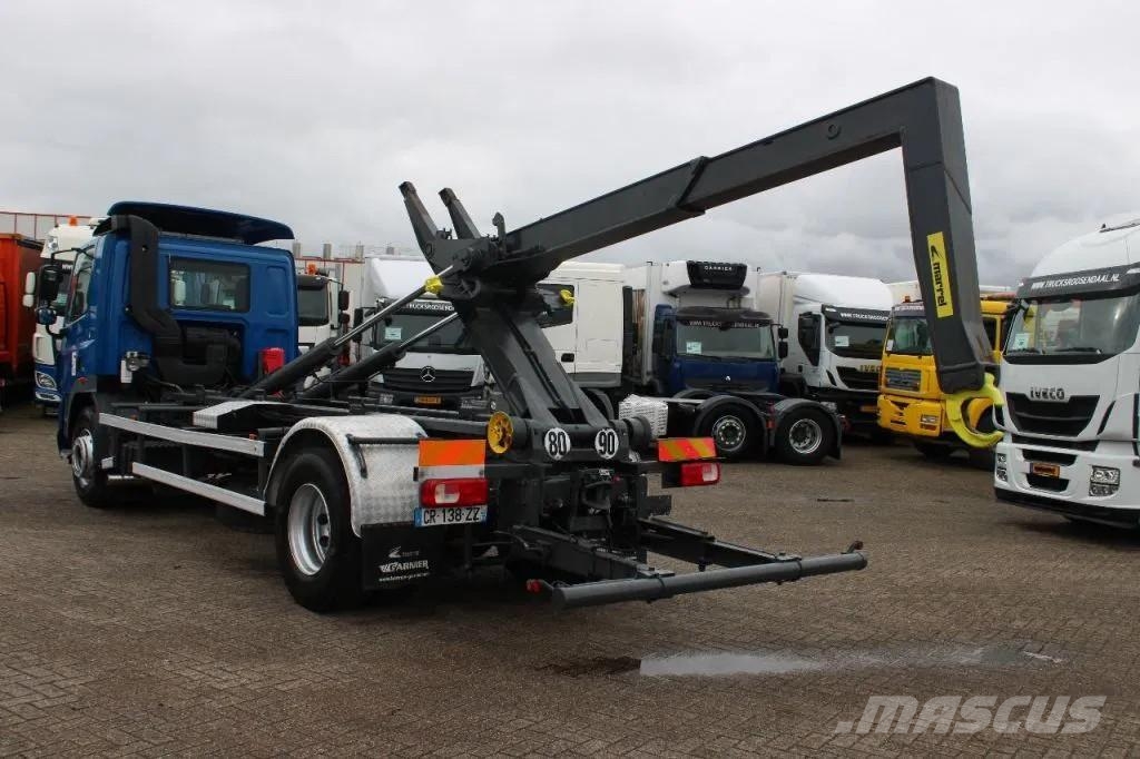 DAF CF 85.410 + HOOK ARM SYSTEM + EURO 5 Rol kiper kamioni sa kukom za podizanje tereta