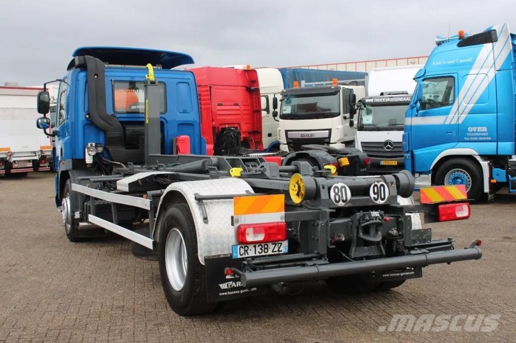 DAF CF 85.410 + HOOK ARM SYSTEM + EURO 5 Rol kiper kamioni sa kukom za podizanje tereta
