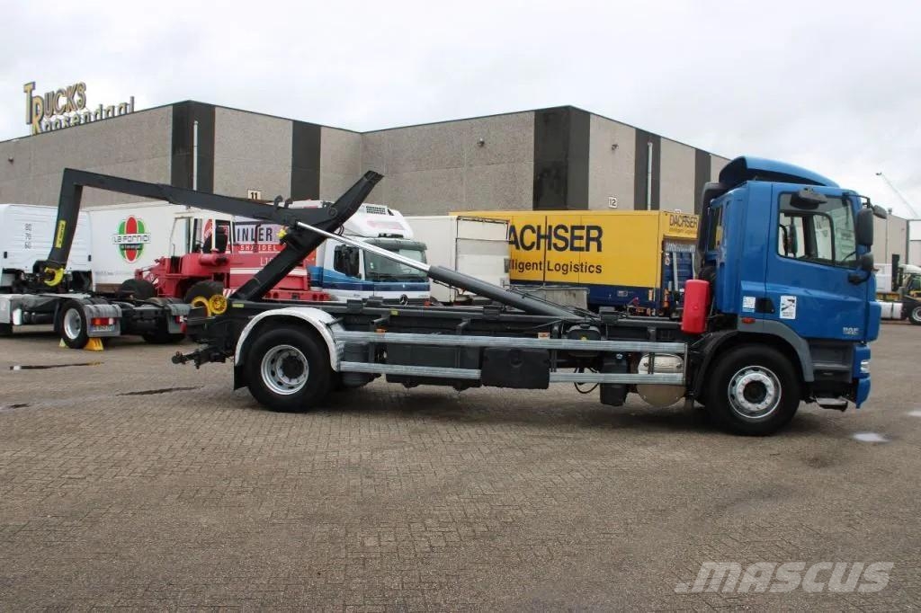 DAF CF 85.410 + HOOK ARM SYSTEM + EURO 5 Rol kiper kamioni sa kukom za podizanje tereta