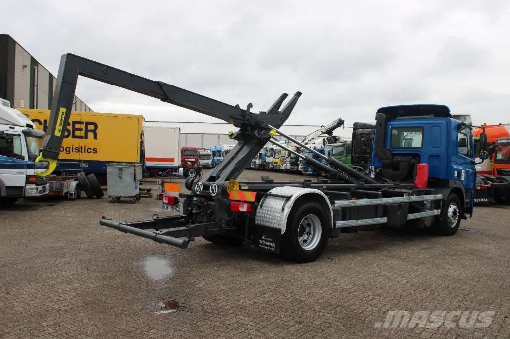 DAF CF 85.410 + HOOK ARM SYSTEM + EURO 5 Rol kiper kamioni sa kukom za podizanje tereta