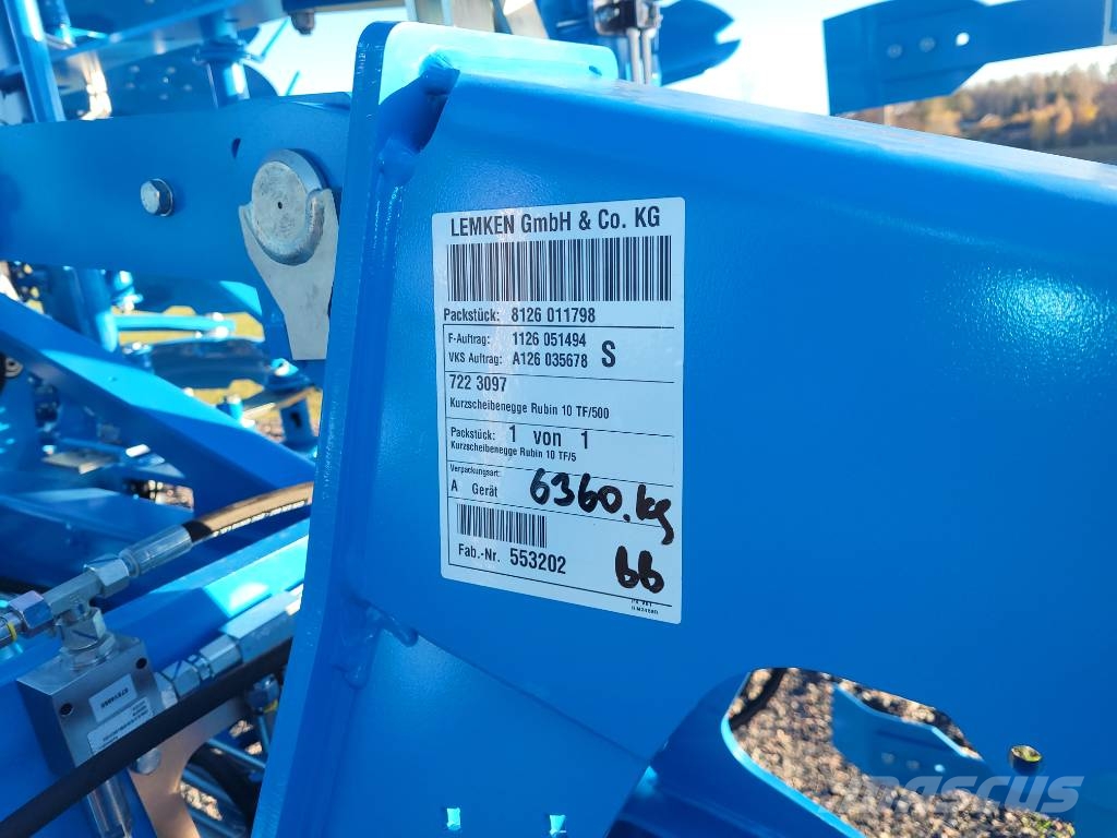 Lemken Rubin 10 TF 500 Tanjirače