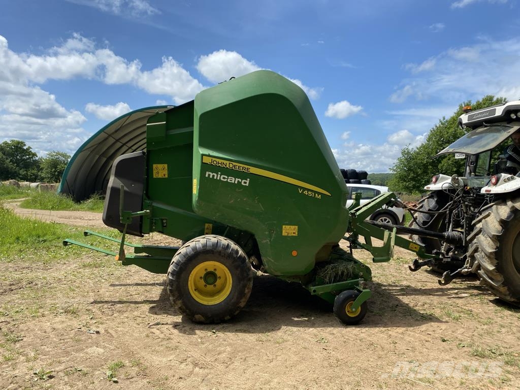 John Deere V 451 M MAXICUT 13 COUTEAUX Rotopresse