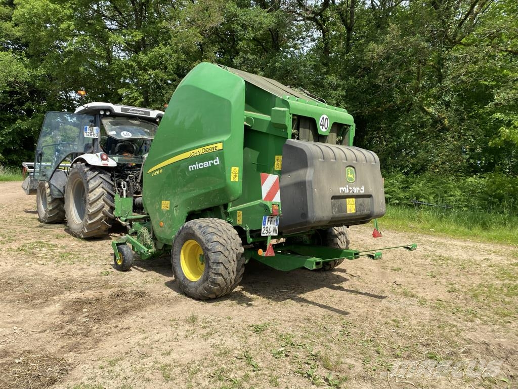 John Deere V 451 M MAXICUT 13 COUTEAUX Rotopresse