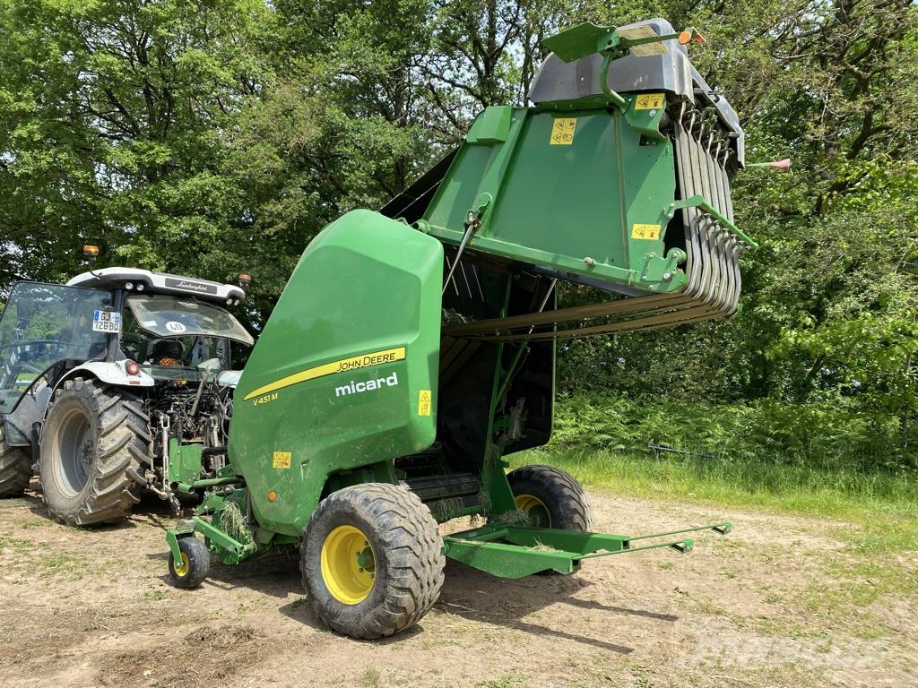 John Deere V 451 M MAXICUT 13 COUTEAUX Rotopresse