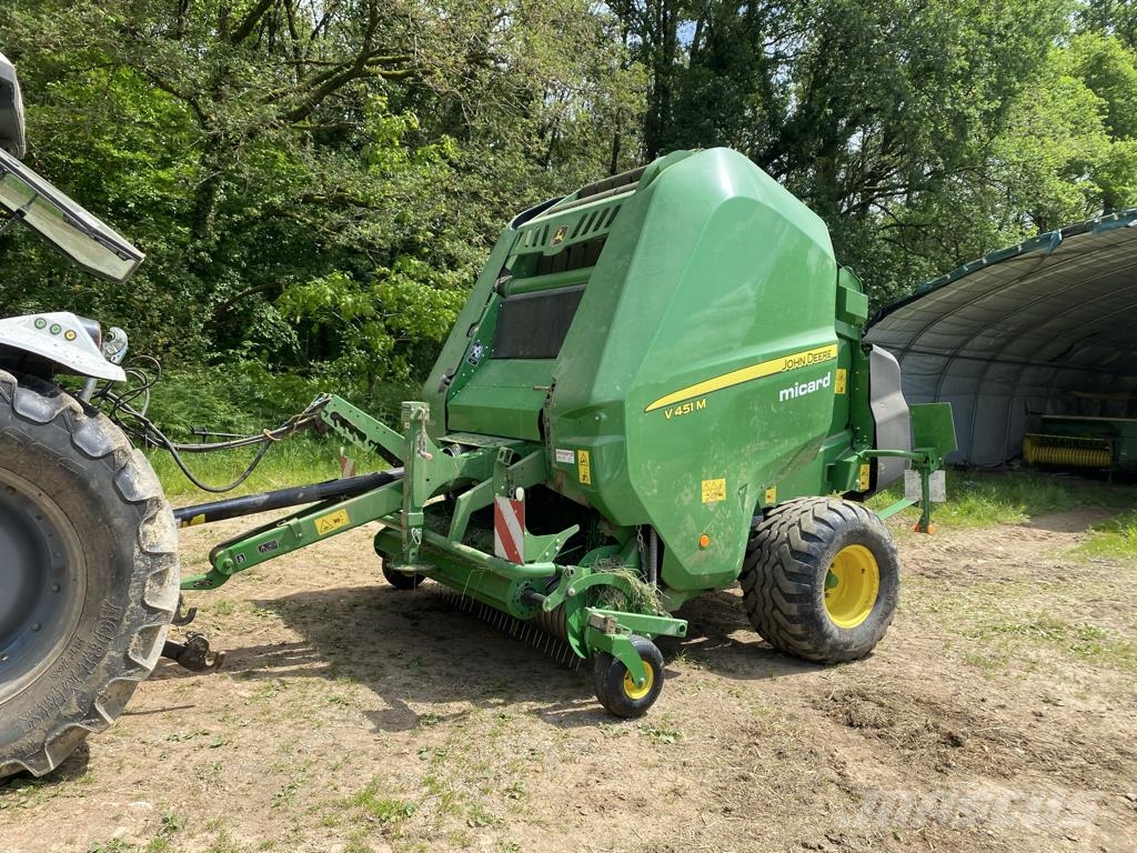 John Deere V 451 M MAXICUT 13 COUTEAUX Rotopresse