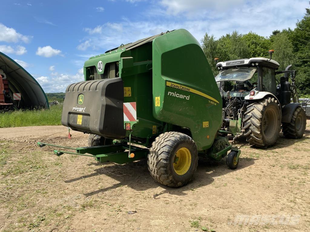 John Deere V 451 M MAXICUT 13 COUTEAUX Rotopresse