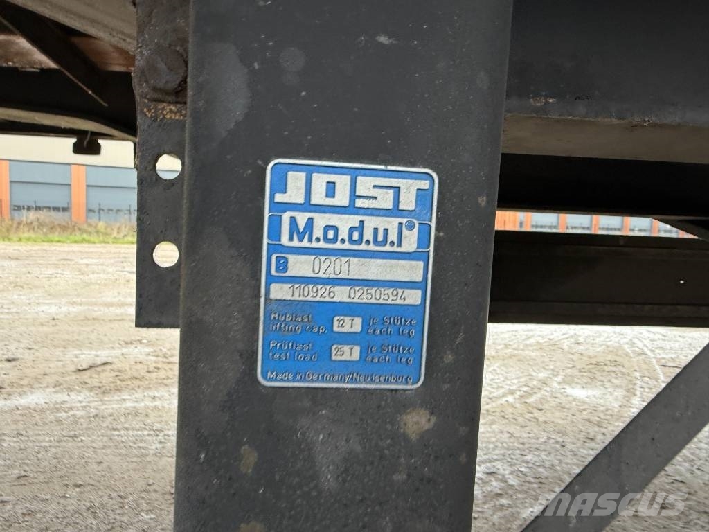 Groenewegen DRO-12-20 B - Tailgate / Forced Steering Lettisolert skaptrailer