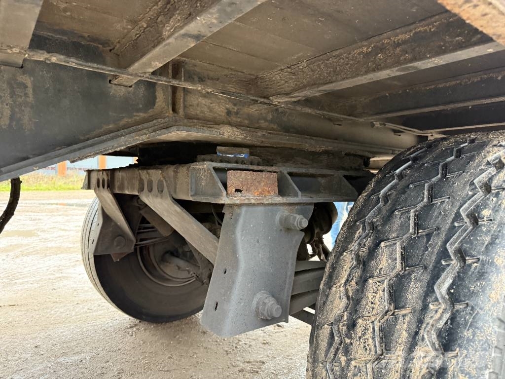 Groenewegen DRO-12-20 B - Tailgate / Forced Steering Lettisolert skaptrailer