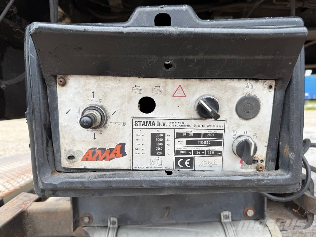 Groenewegen DRO-12-20 B - Tailgate / Forced Steering Lettisolert skaptrailer
