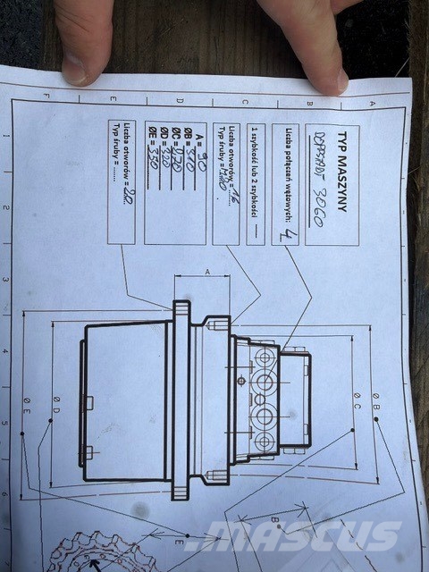 Doppstadt DW 3060 USED FINAL DRIVE أجهزة نقل