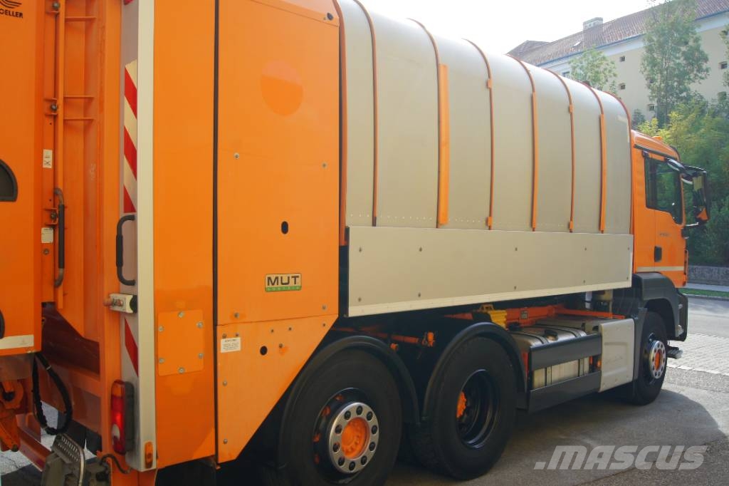 MAN TGS 26.320 BL 6x2-2 / MUT FAUN Rotopress / ZOELLER Camion dei rifiuti