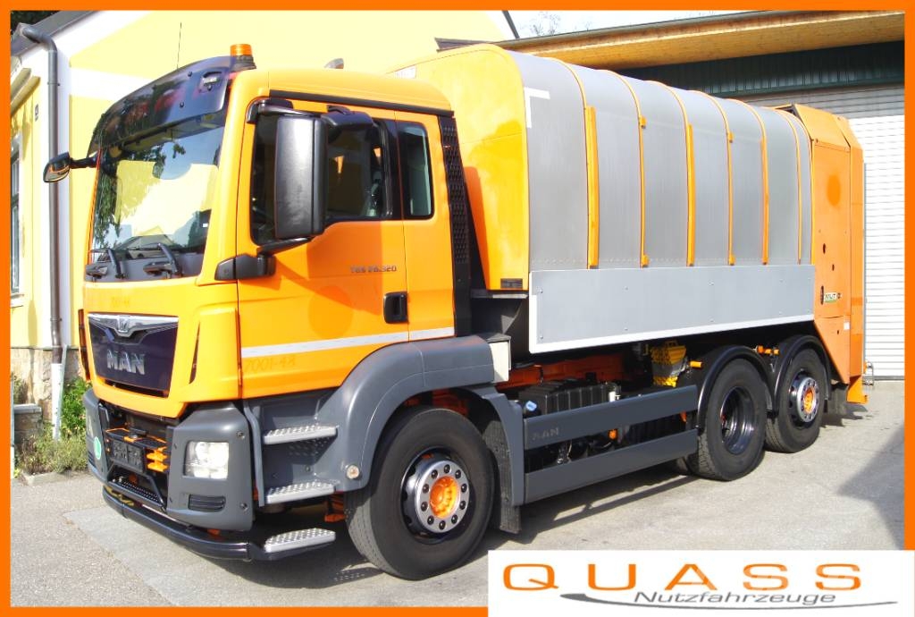 MAN TGS 26.320 BL 6x2-2 / MUT FAUN Rotopress / ZOELLER Camion dei rifiuti