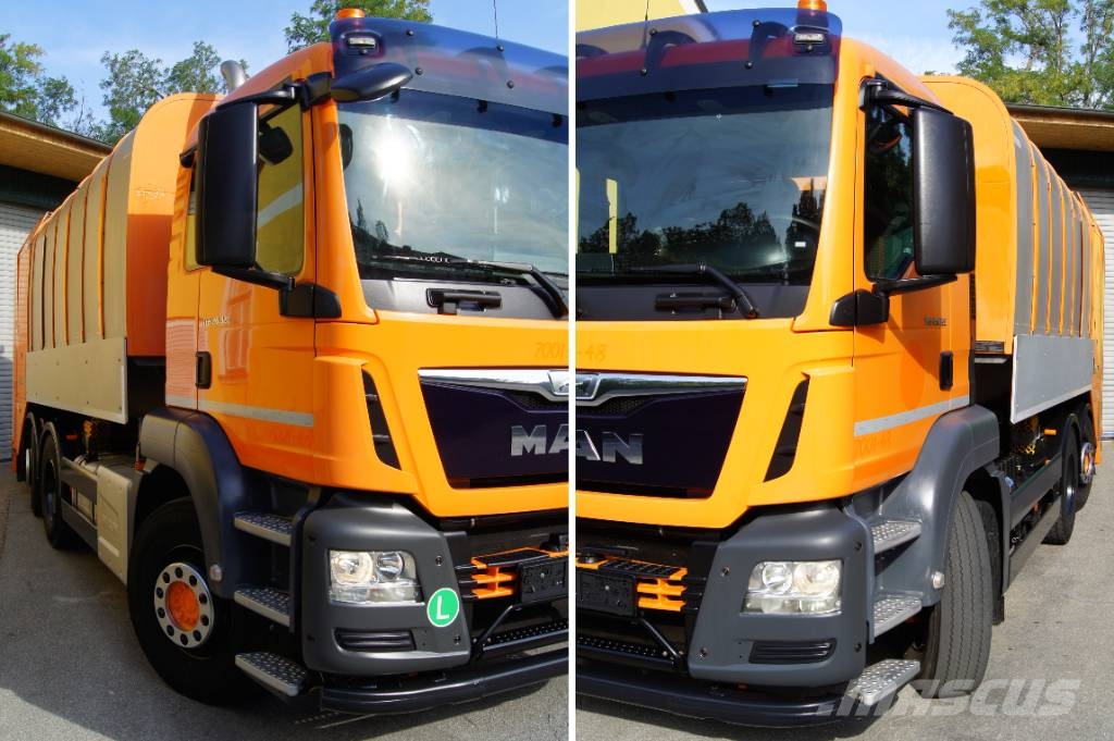 MAN TGS 26.320 BL 6x2-2 / MUT FAUN Rotopress / ZOELLER Camion dei rifiuti
