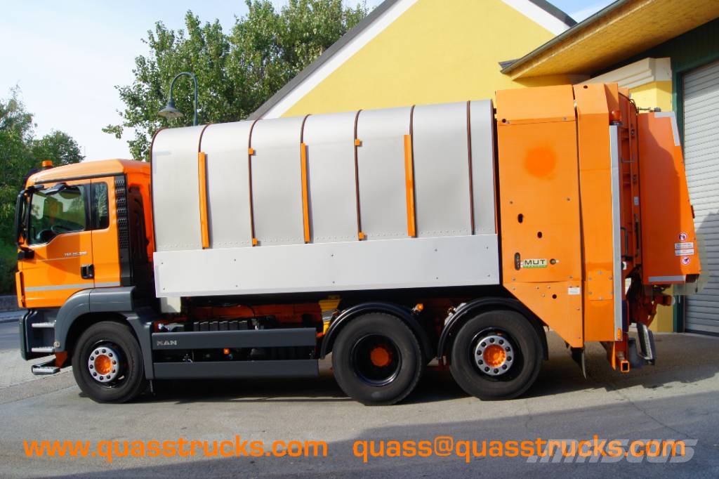 MAN TGS 26.320 BL 6x2-2 / MUT FAUN Rotopress / ZOELLER Camion dei rifiuti