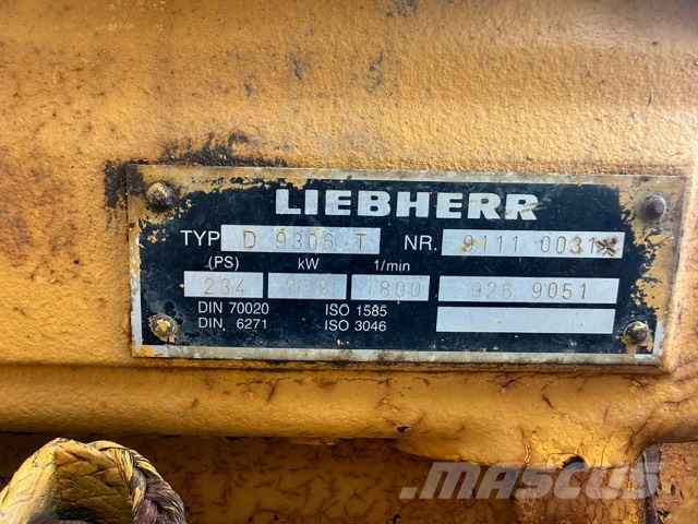 Liebherr D9306 USED ENGINE FIT PR 742 Motoren