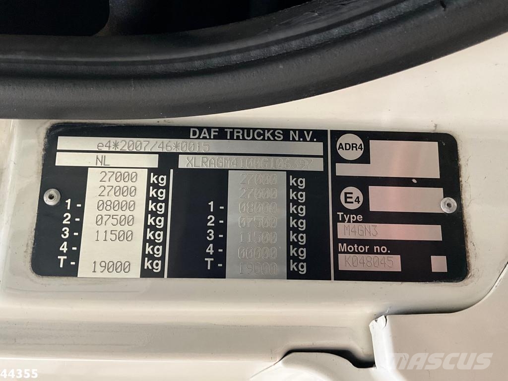 DAF FAG CF 330 Euro 6 Geesink/Van Schijndel 20m³ Komunalni tovornjaki