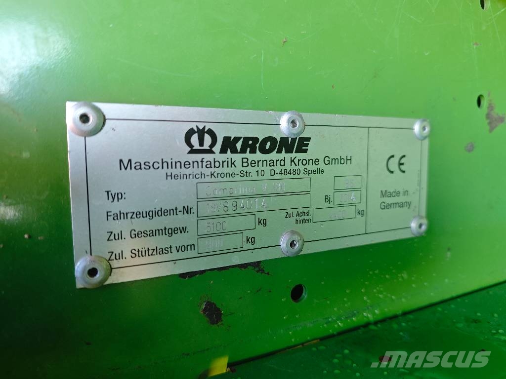 Krone Comprima V 180 XC Ruloonpressid