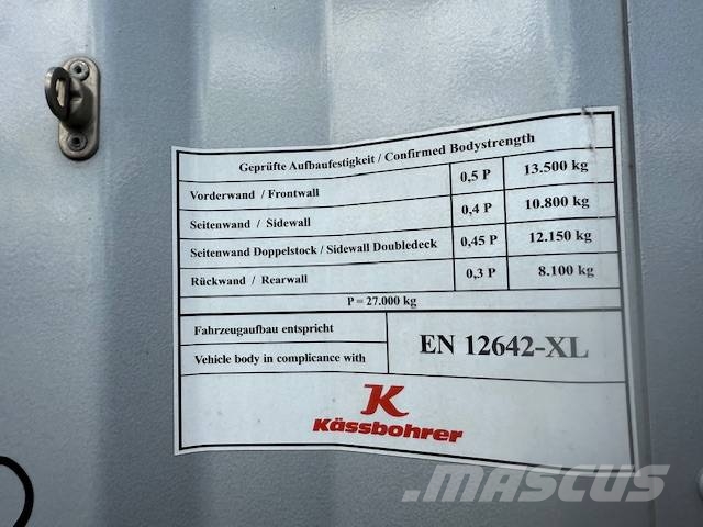 Kässbohrer XS maxima Тентованные полуприцепы