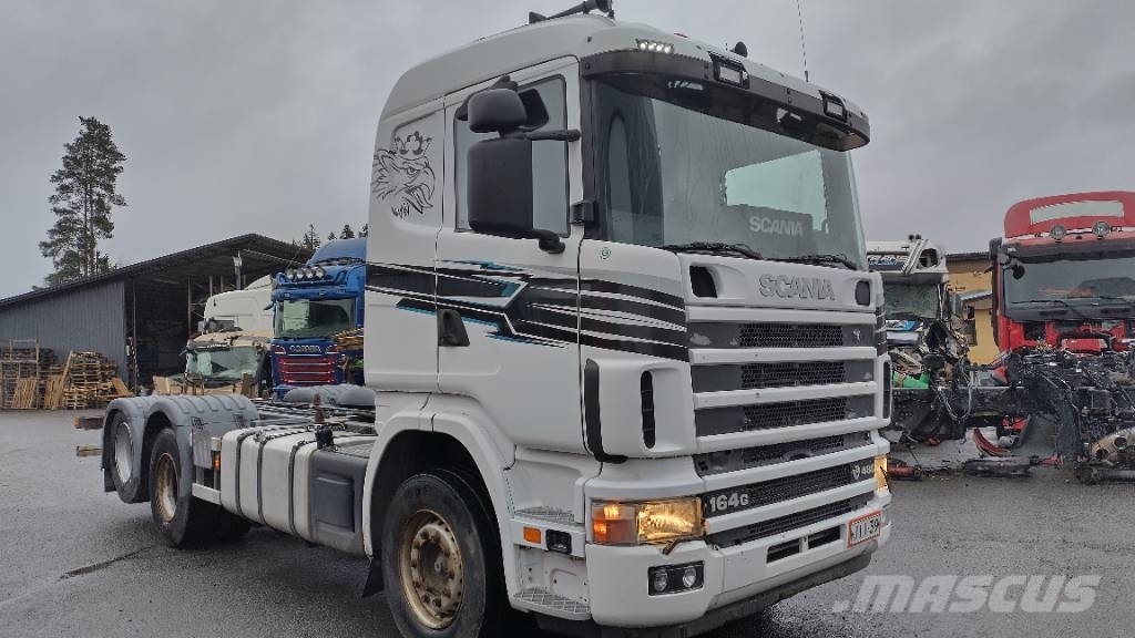 Scania R164 480 rautajouset,av4100mm , ADR. HIENO!! Φορτηγά Σασί