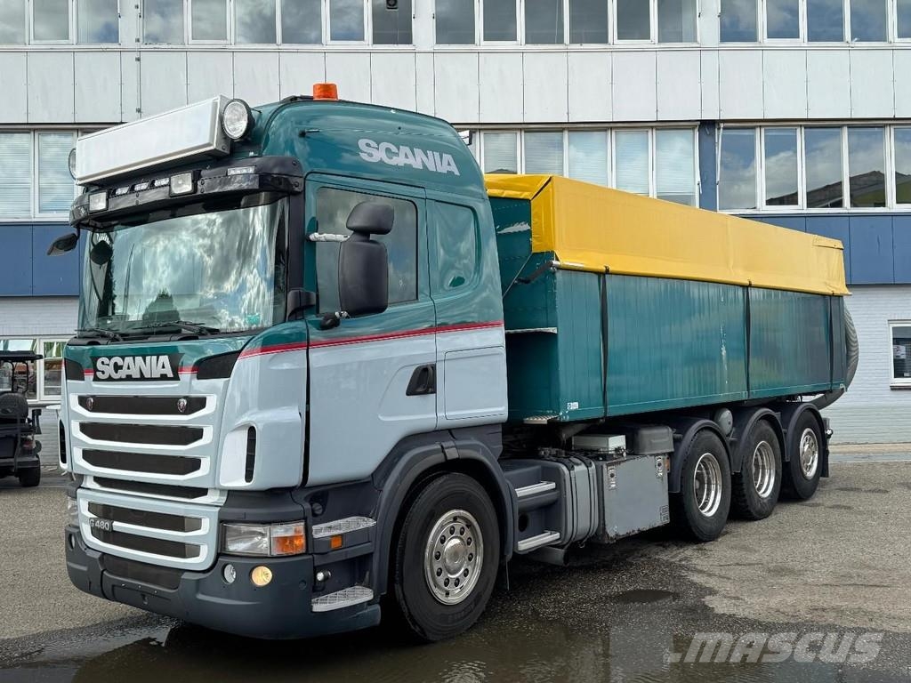 Scania R480 8X4 EURO 5 + HOOKLIFT Rol kiper kamioni s kukama za dizanje