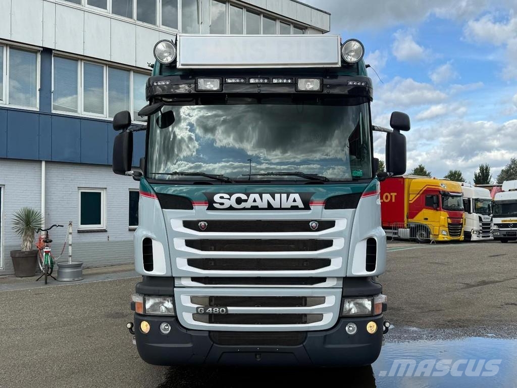 Scania R480 8X4 EURO 5 + HOOKLIFT Rol kiper kamioni s kukama za dizanje