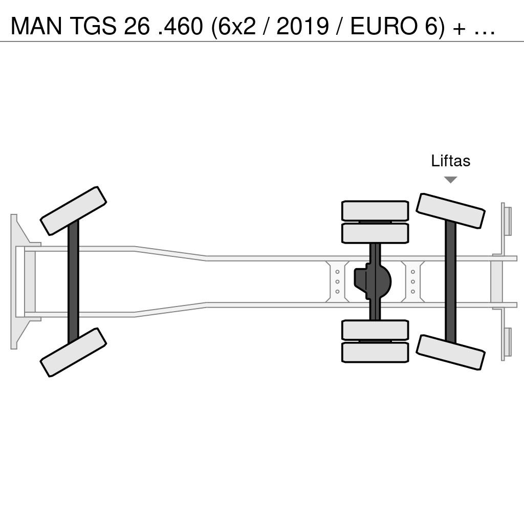 MAN TGS 26 .460 (6x2 / 2019 / EURO 6) + Aanhanger Camion ampliroll