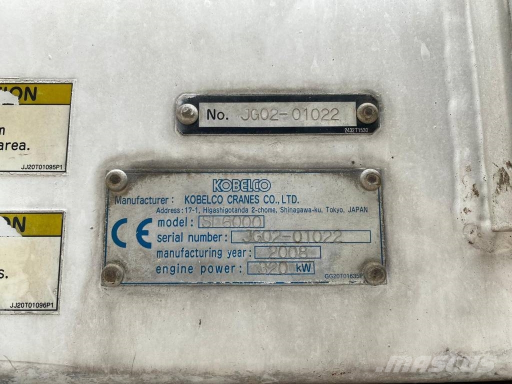 Kobelco SL 6000 Grúas de oruga
