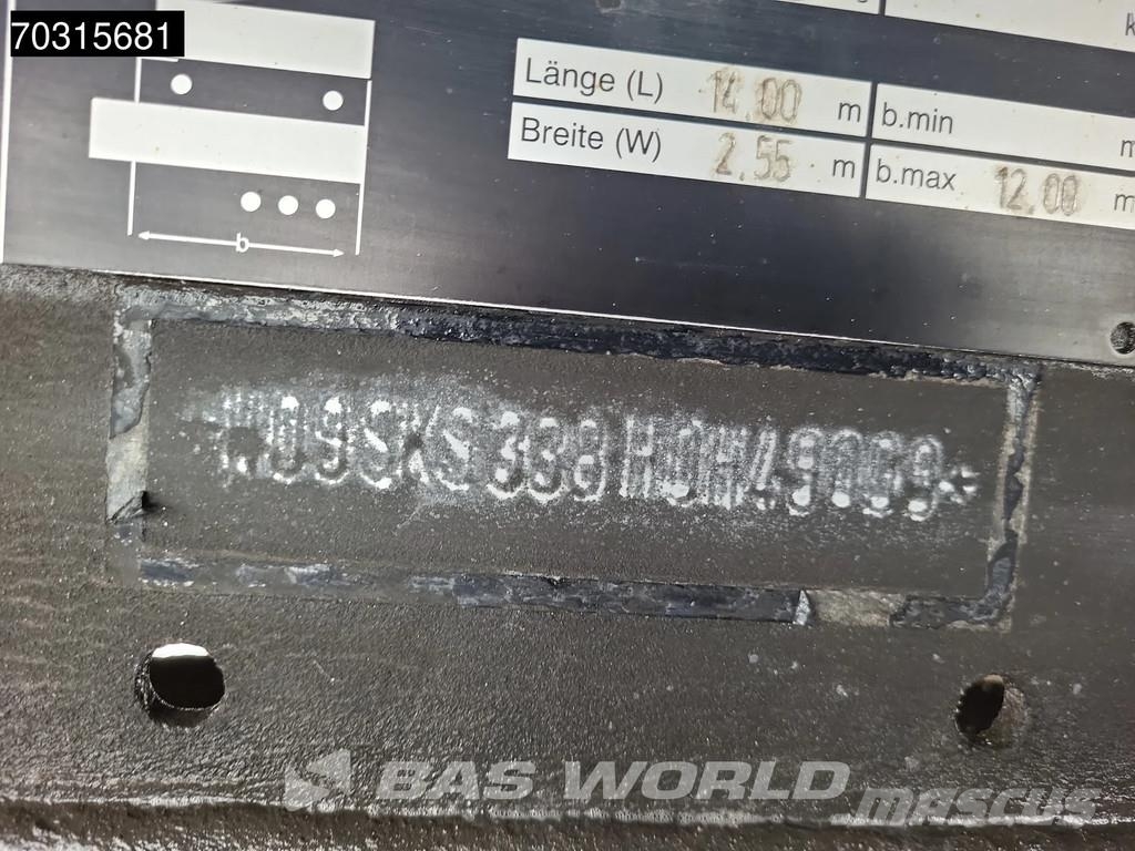 H&W HWDKSS38 3 axles APK 05/26 Lift Axle Cajas de piso oscilante