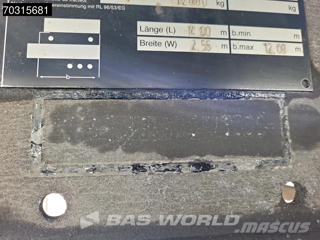 H&W HWDKSS38 3 axles APK 05/26 Lift Axle Cajas de piso oscilante