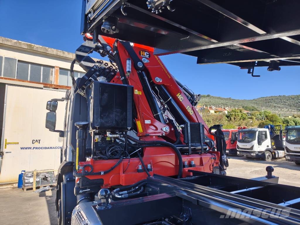 Iveco Stralis 260 S31 XP Vlakke laadvloer met kraan