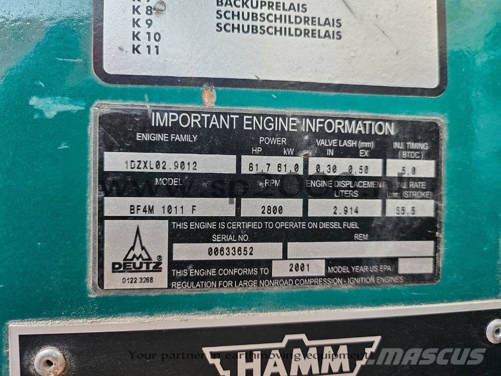 Hamm 3307 HT Trilrolwalsen