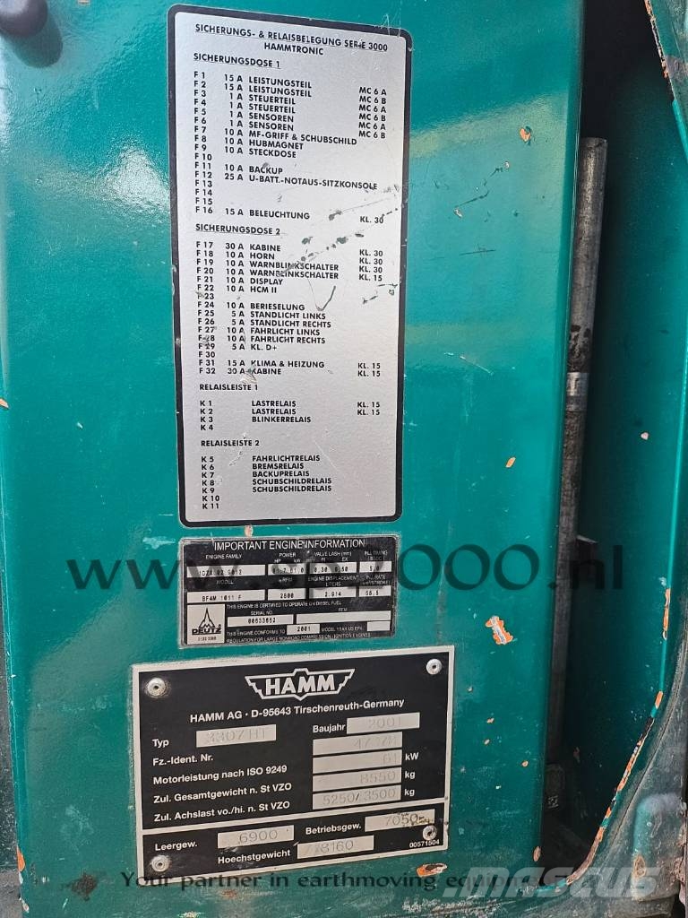 Hamm 3307 HT Trilrolwalsen