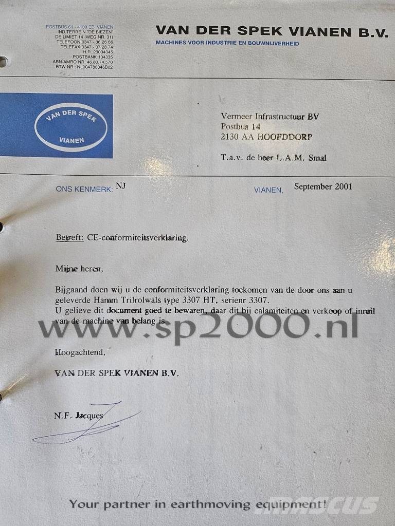Hamm 3307 HT Trilrolwalsen