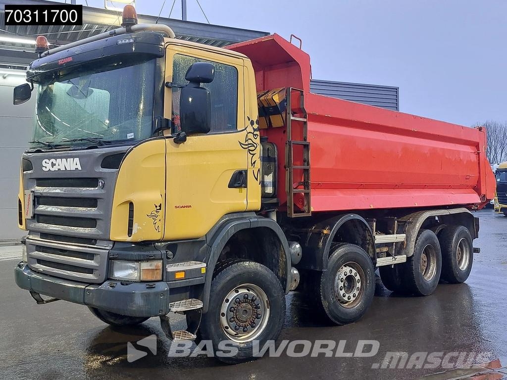 Scania G420 G 8X6 8x6 18m3 KH Kipper Steel suspension Big Camiones bañeras basculantes o volquetes