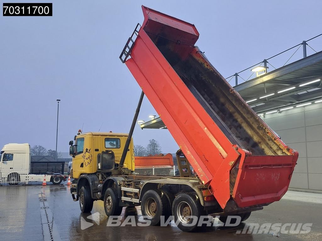 Scania G420 G 8X6 8x6 18m3 KH Kipper Steel suspension Big 덤프 트럭