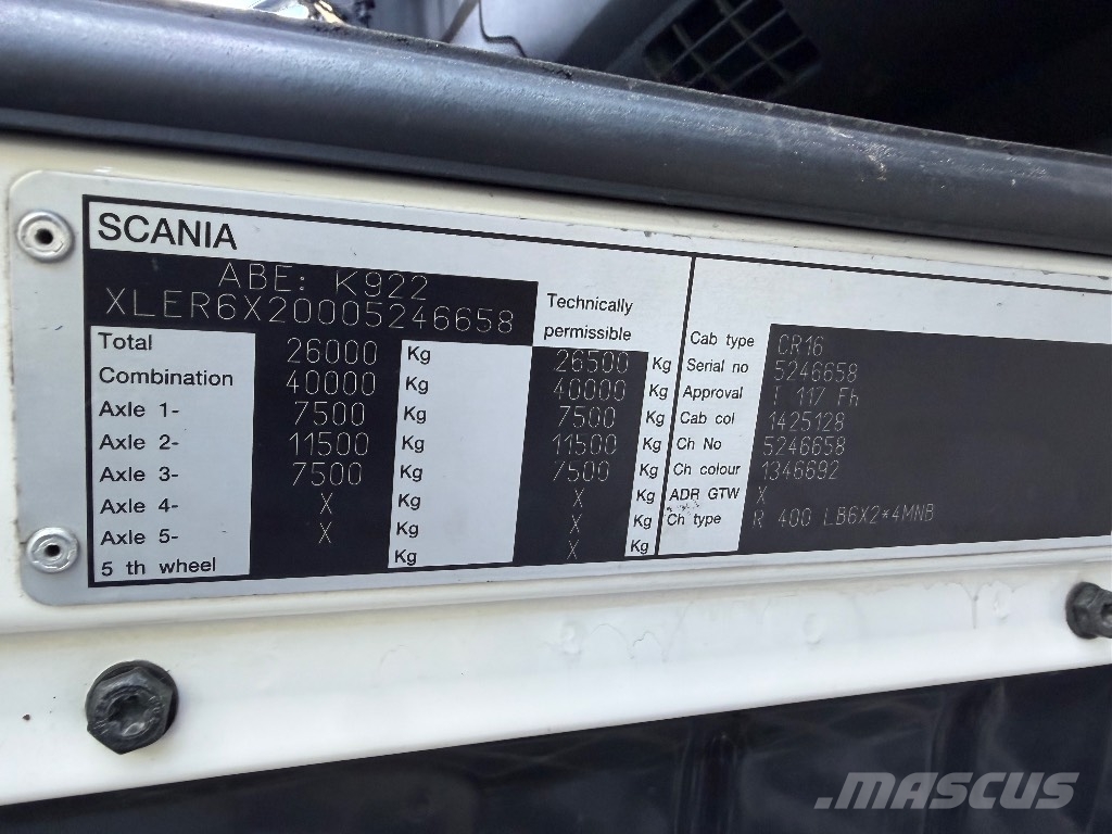 Scania R400 6x2*4 Camiones polibrazo