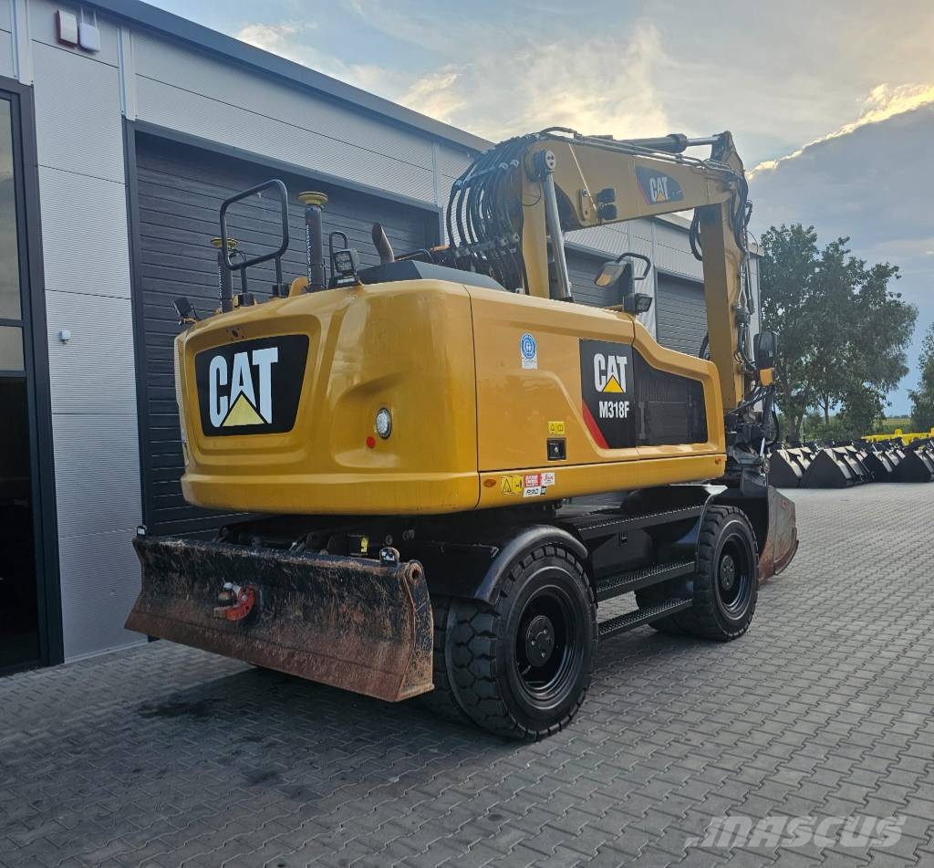 Caterpillar CAT M318F Rototilt INDEXATOR LEICA 3D MCP80 Escavadoras de rodas