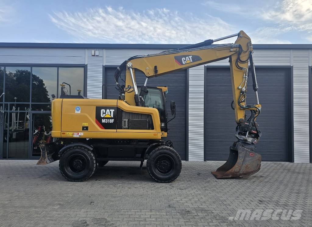 Caterpillar CAT M318F Rototilt INDEXATOR LEICA 3D MCP80 Escavadoras de rodas