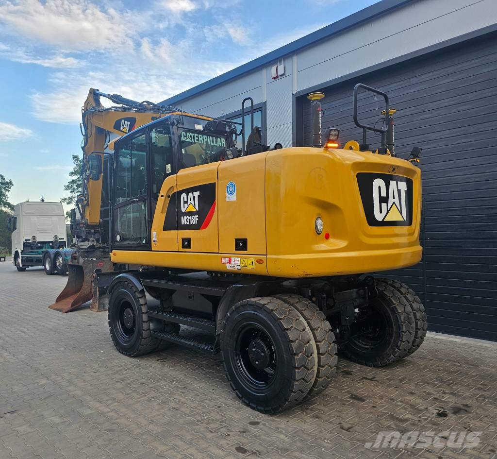 Caterpillar CAT M318F Rototilt INDEXATOR LEICA 3D MCP80 Escavadoras de rodas