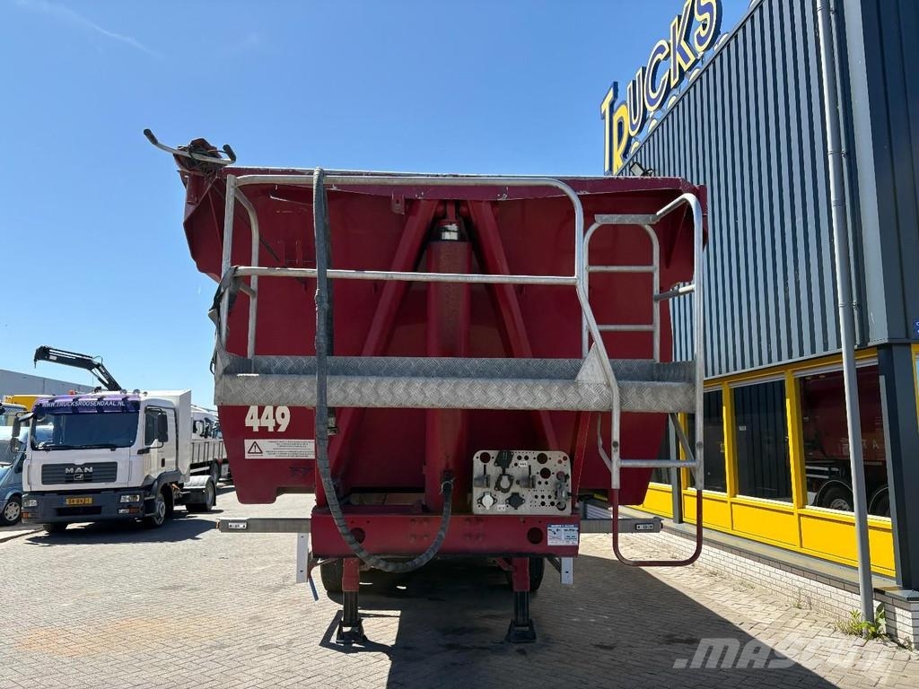 MOL 3x SAF + CHASSIS STEEL + BOX ALUMINUM + DISK BRAKE Semirremolques de volteo