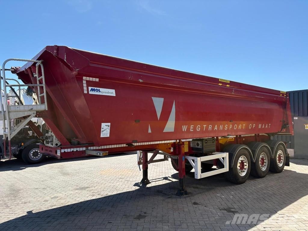 MOL 3x SAF + CHASSIS STEEL + BOX ALUMINUM + DISK BRAKE Semirremolques de volteo