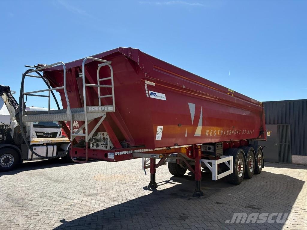 MOL 3x SAF + CHASSIS STEEL + BOX ALUMINUM + DISK BRAKE Semirremolques de volteo