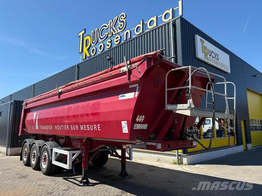 MOL 3x SAF + CHASSIS STEEL + BOX ALUMINUM + DISK BRAKE Semirremolques de volteo