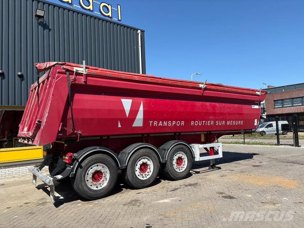 MOL 3x SAF + CHASSIS STEEL + BOX ALUMINUM + DISK BRAKE Semirremolques de volteo